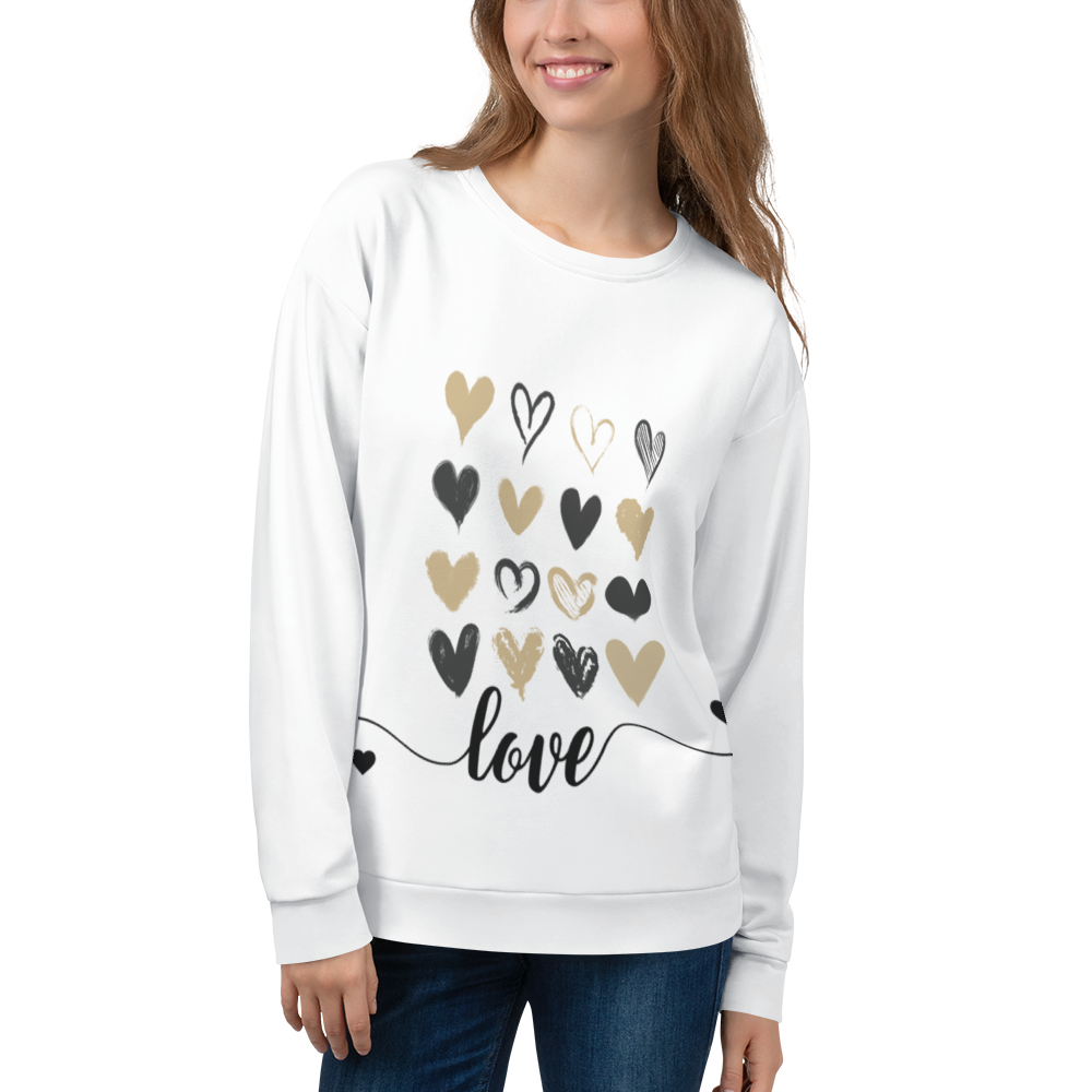 Heart Field Of Love Unisex Sweatshirt